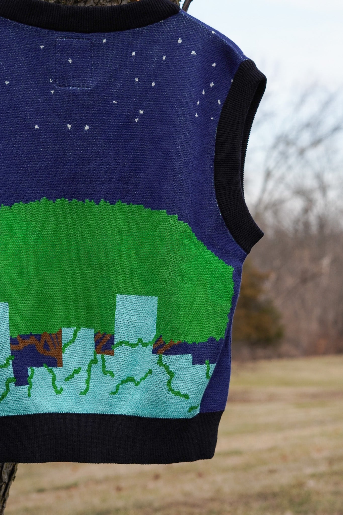 'Urban Jungle' Jacquard Vest